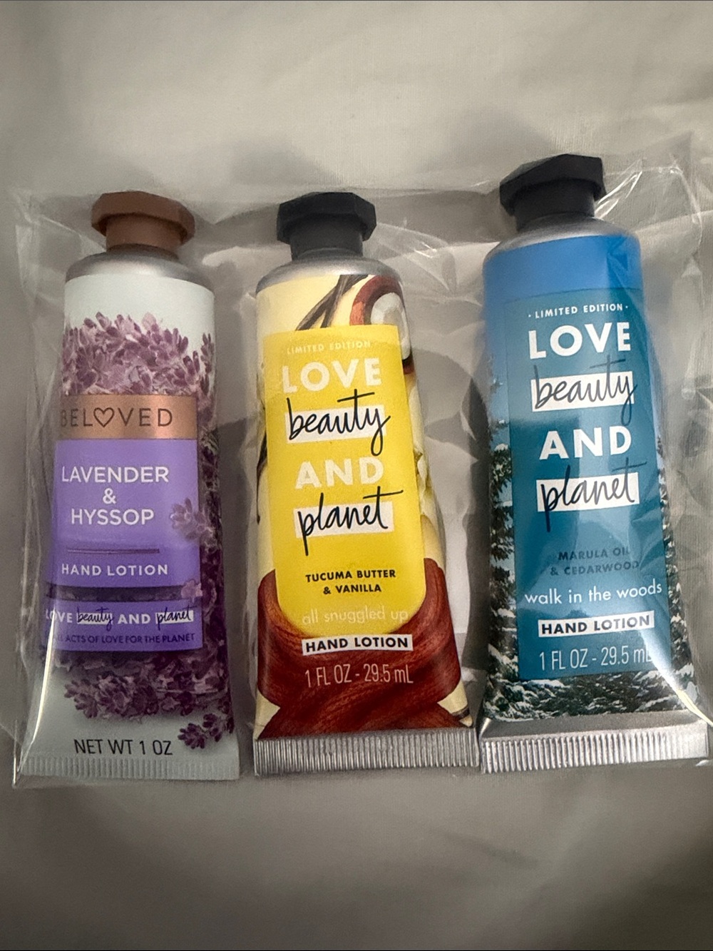 Hand Lotion Trio - Lavender, Vanilla, Walk in the Woods